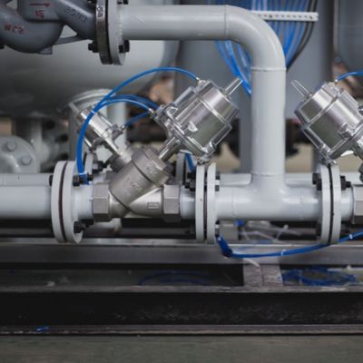 수정된 대기 저장용 스키드 장착 설계 질소 Psa 장치