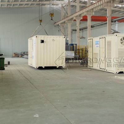 ISO 컨테이너와 함께 220V 50Hz 고효율 질소 가스 플랜트