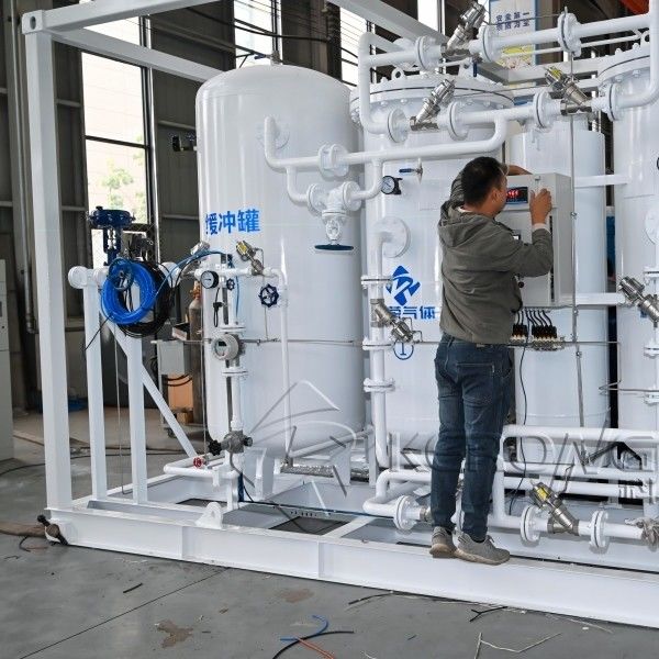 27barG 작업 압력 레이저 절단용 탄소 강철 물질 질소 생성기