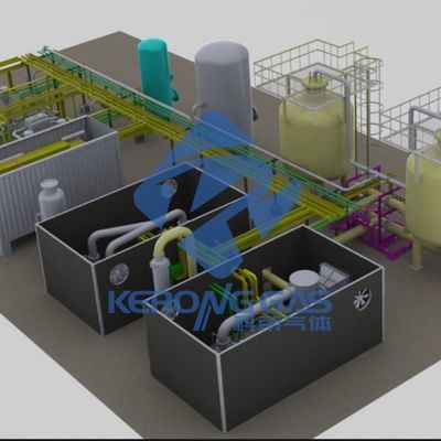 산소 모니터와 함께 컴팩트 VPSA 산소 생성기 기계 쉽게 설치